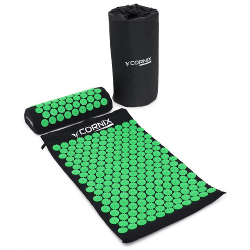Мат для иглоукалывания  Cornix Classic Mat XR-0110 Black/Green - фото №3